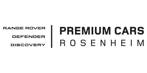 Logo Premium Cars Rosenheim: Range Rover, Defener, Discovery